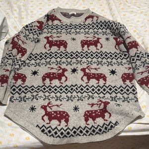 Cozy Reindeer Pattern Sweater